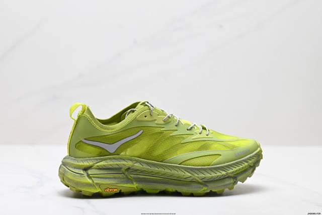 公司级Satisfy X Hoka Running Mafate Trail 全新配色 网面透气 运动鞋 此球鞋继承了Hoka的经典越野鞋型Mafate Spe