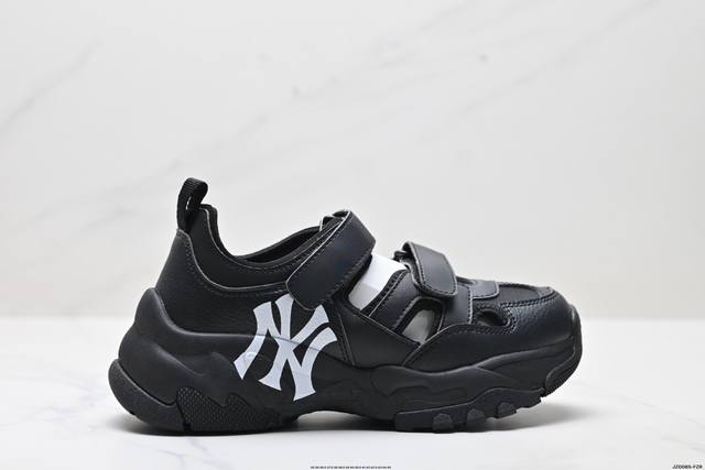 公司级Mlb Sandal Chunky Mask Eva Street Style Logo 防滑耐磨 运动凉鞋 货号:3Asdch133 尺码:35 36