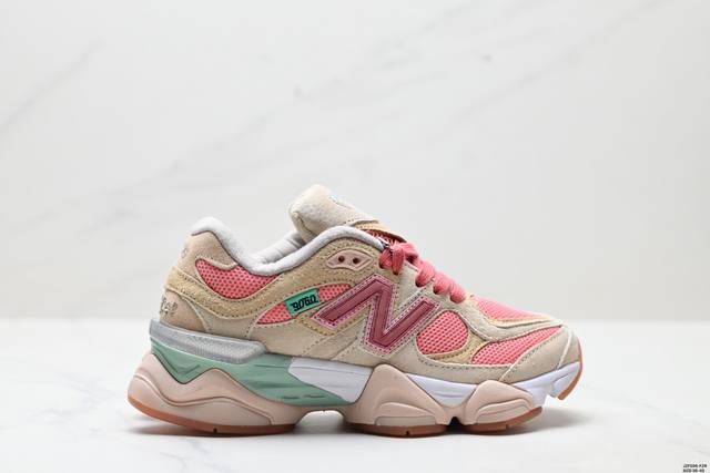 真标New Balance nb9060 联名款 复古休闲运动慢跑鞋 鞋款灵感源自设计师本人对夏日的怀日回忆 鞋面大身由空间双格及磨砂鞋面拼接而生 夏日氛围拉满