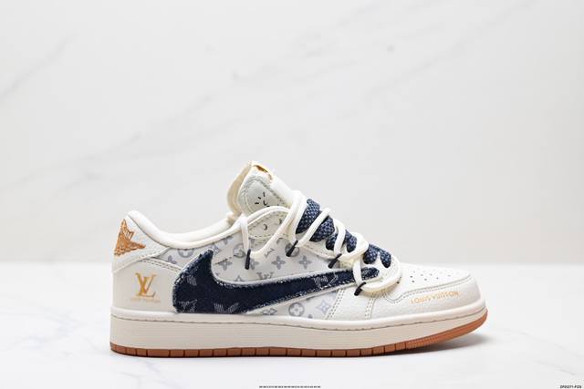 公司级Nike Air Jordan 1 X Travis Scott Aj1倒勾 乔一倒钩 Diy 定制 耐克 低帮文化篮球鞋 完美品质出货 细节如图所示 鞋
