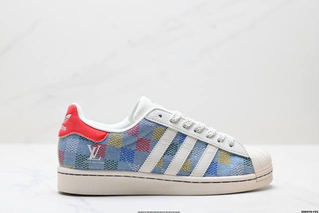 公司级Adidas Originals Superstar 阿迪达斯 三叶草 贝壳头 Diy 系列低帮经典百搭休闲运动板鞋 原装头层材料 用料绝不含糊 独家版型