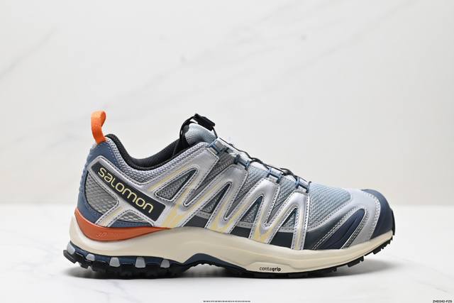 公司级Salomon Xa pro 3D Expanse萨洛蒙户外越野跑鞋 鞋面采用Sensifit贴合技术 全方位贴合包裹脚型 鞋跟部鞋底牵引设计 提供强大的