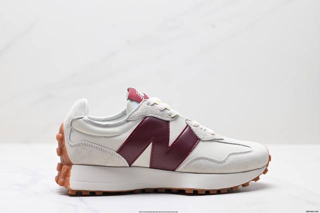 真标New Balance Ms327 复古休闲运动慢跑鞋 以更纯粹的复古风格设计打造的全新造型 侧身还以解构设计 将 N 字标志以做旧压花样式呈现 官方货号: