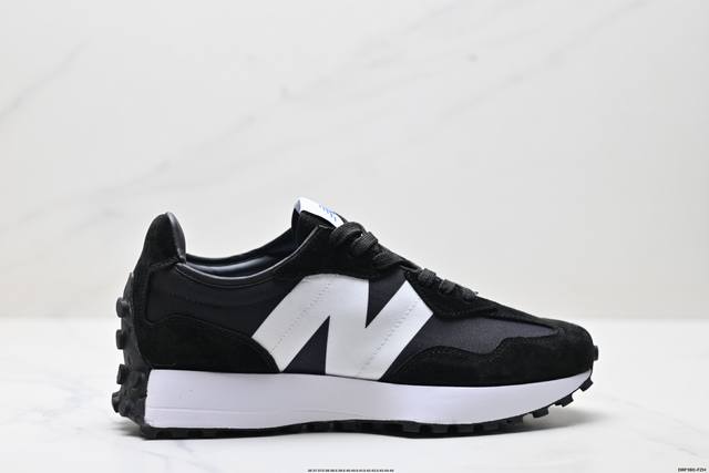 真标New Balance Ms327 复古休闲运动慢跑鞋 以更纯粹的复古风格设计打造的全新造型 侧身还以解构设计 将 N 字标志以做旧压花样式呈现 官方货号: