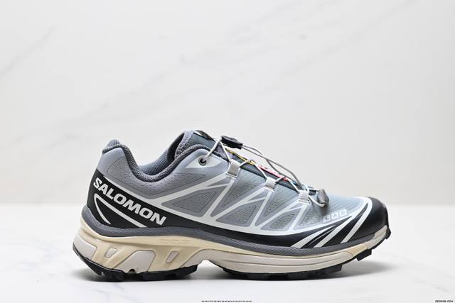 公司级Salomon Xa pro Xt-6 Expanse萨洛蒙户外越野跑鞋 鞋面采用Sensifit贴合技术 全方位贴合包裹脚型 鞋跟部鞋底牵引设计 提供强