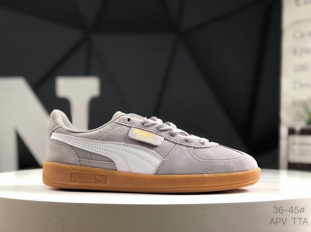 真标带半码 彪马 puma palermo Suprtifo Sd复古单品 防滑耐磨低帮德训板鞋 货号: 401123 01 尺码: 如图右下角所示 Apv T