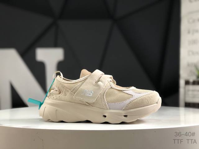 new Balance 公主鞋 玛丽珍 网面拼接魔术贴凉鞋 时髦又洋气的Nb玛丽珍系列 网面优质皮料拼接 透气又舒适 1:1高端定制Md大底 脚感超舒服 魔术贴