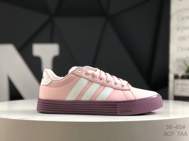 阿迪达斯 Adidas Daily 4.0 Daily 4.0舒适百搭 低帮 板鞋 货号:Jr0080-02 尺码:36 36.5 37 38 38.5 39