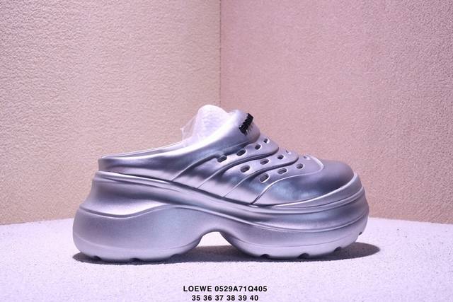 真标Loewe罗意威 Ballet Runner 小牛皮 圆头系带 低帮 生活休闲鞋 尺码:36-45 xm0529Q405