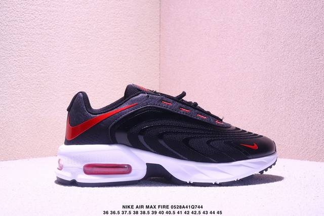 新品 耐克 Nike 2025年新款 Air Max Fire休闲鞋 气垫百搭厚底增高老爹运动跑步鞋If2621-002 时尚利落 富有支撑力 是 Air Ma