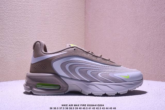 新品 耐克 Nike 2025年新款 Air Max Fire休闲鞋 气垫百搭厚底增高老爹运动跑步鞋If2621-002 时尚利落 富有支撑力 是 Air Ma
