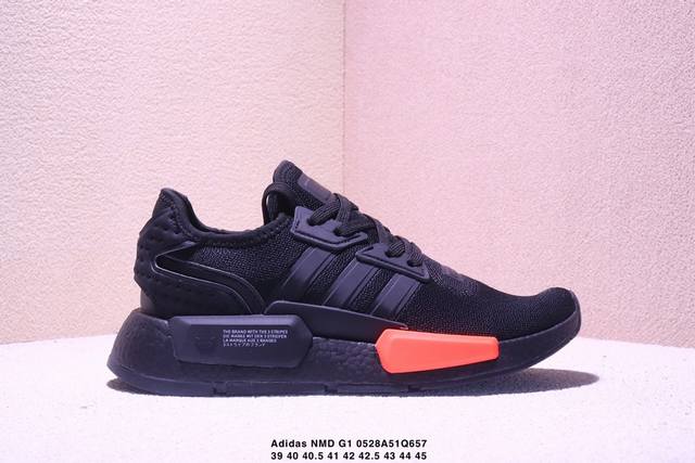 阿迪达斯Adidas Nmd G1 袜套式低帮百搭休闲运动跑步鞋 xm0528Q657