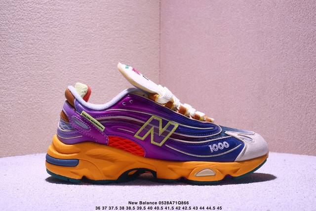 公司级新百伦New Balance 1000 系列低帮复古老爹风休闲运动跑步鞋 new Balance 在不同配色上其鞋面材质呈现不同感觉 无论是运动风抑或是高