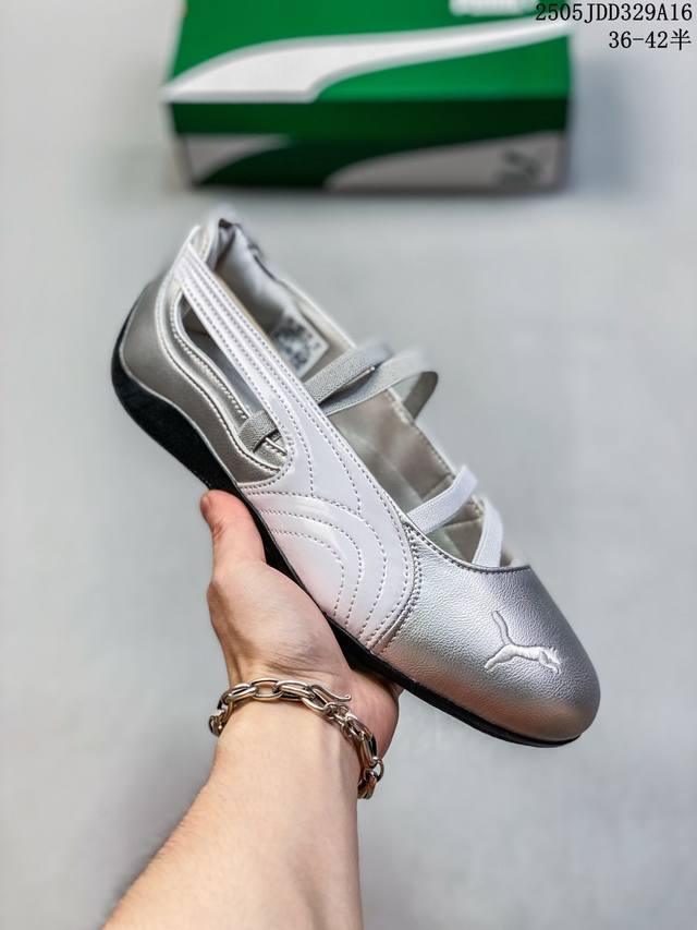 新品 彪马 puma Speedcat Ballet 芭蕾舞鞋玛丽珍鞋女士运动休闲鞋puma彪马女鞋Speedcat Ls朴彩英同款赛车鞋 翻毛皮休闲鞋 pum