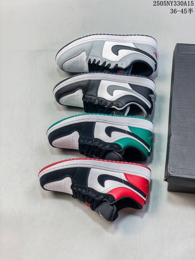 Air Jordan 1 Low 乔丹1代低帮板鞋 牛皮材质 真标带半码 尺码 见图 编码:05Ny330A15