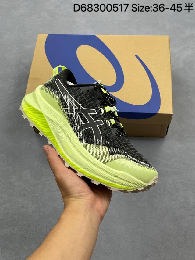 公司级Asics Gel-Trabuco Max 3 亚瑟士 网面透气 耐磨 越野跑步鞋 这双鞋的外观设计超级吸引人 简约大气 色彩搭配也很时尚 Asics亚瑟