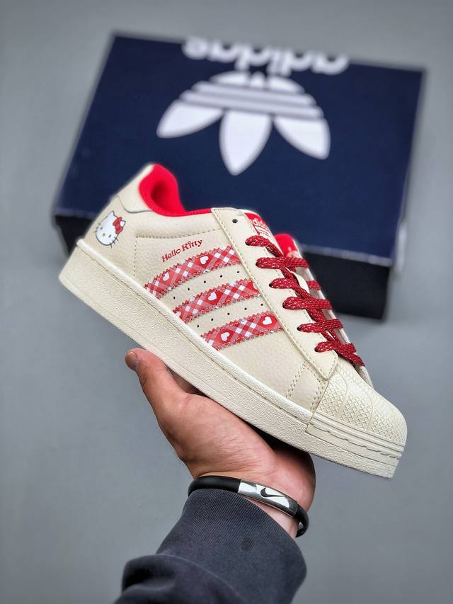 K C版 Adidas Originals Superstar 凯蒂猫 经典贝壳头官网同步 实拍首发渠道正品订单 诠释市场最高工艺水平区别市面普通真标版本 进出