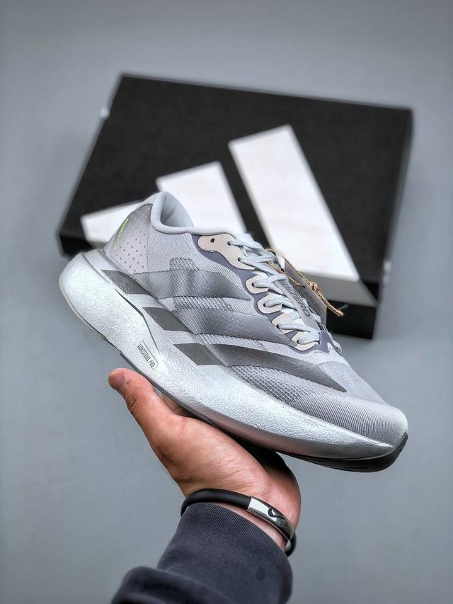 K Ad Adizero Evo Sl M 轻盈跑鞋耐磨减震专业跑步鞋 冲向目标 一路向前 不断挑战和突破自我无论是平时训练还是马拉松 让这款Adidas跑步鞋