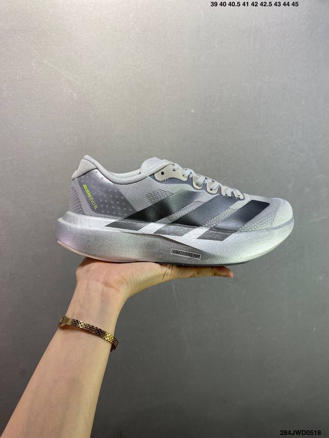 公司级Adidas Adizero Evo Sl M舒适百搭防滑耐磨 低帮 休闲跑步鞋 货号:Jp9 尺码:36 36.5 37 38 38.5 39 40 4