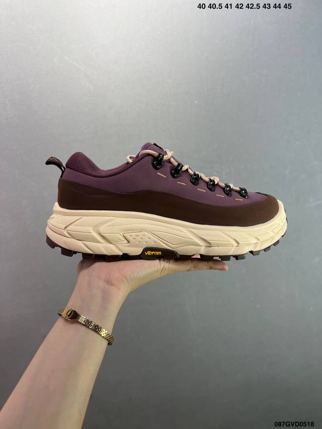 公司级Hoka One One Tor Summit 低帮 徒步鞋 货号 1147952-Ards 整双鞋的设计非常时尚简约 多重材料于轻质鞋身大大提升了舒适度