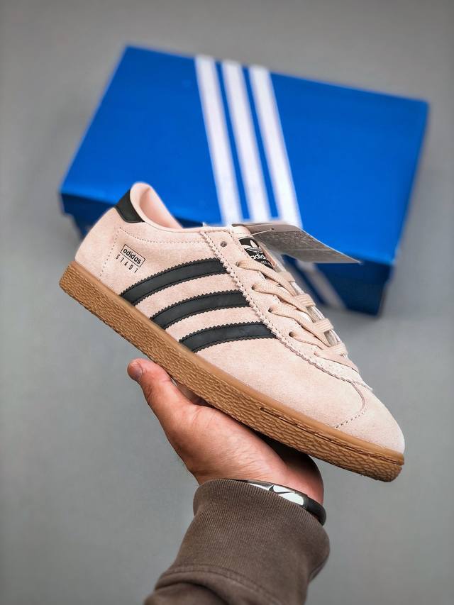Adidas Originals Stadt 阿迪复古德训板鞋潮流 防滑耐磨 低帮 板鞋货号 Jr6347 尺码 35.5-45 半