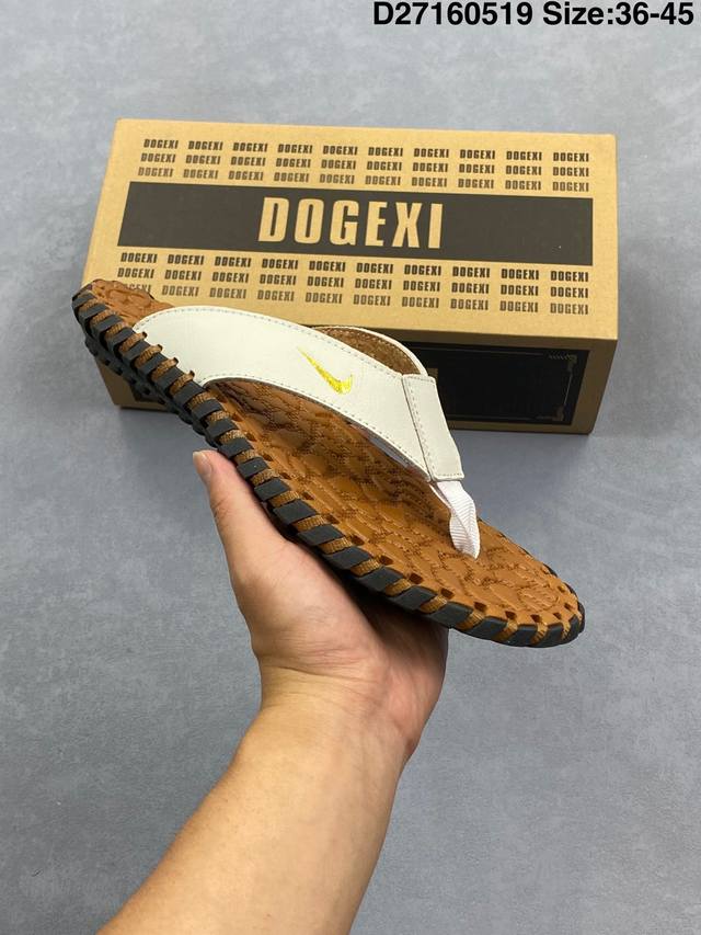 耐克 Nike Flip Flops Generation 情侣夏季沙滩涉水休闲百搭运动潮流人字拖凉拖鞋 货号 Da2545 106 尺码 36-45 编码 D