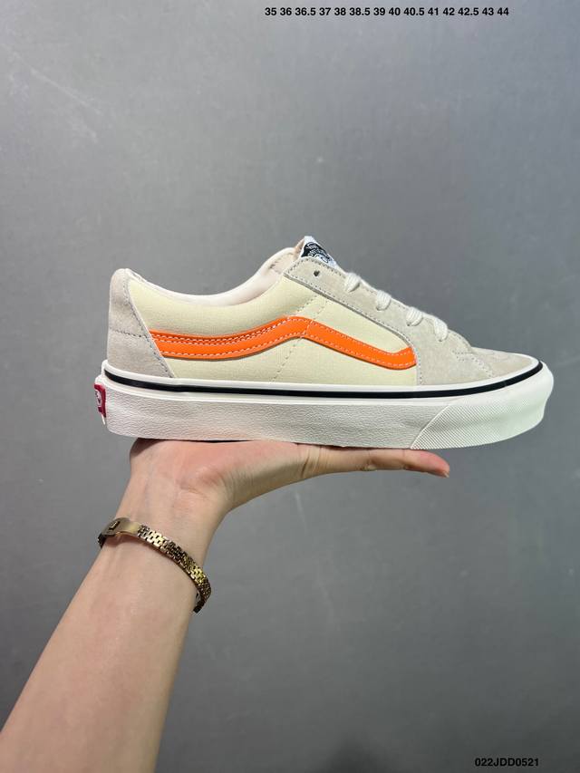 vans Classics Knu Skool 苏格兰格纹拼接 厚鞋舌面包鞋 vans联名超火的土豆鞋 复古经典 鞋头放大 包边上移加厚 鞋舌加厚 Vans C