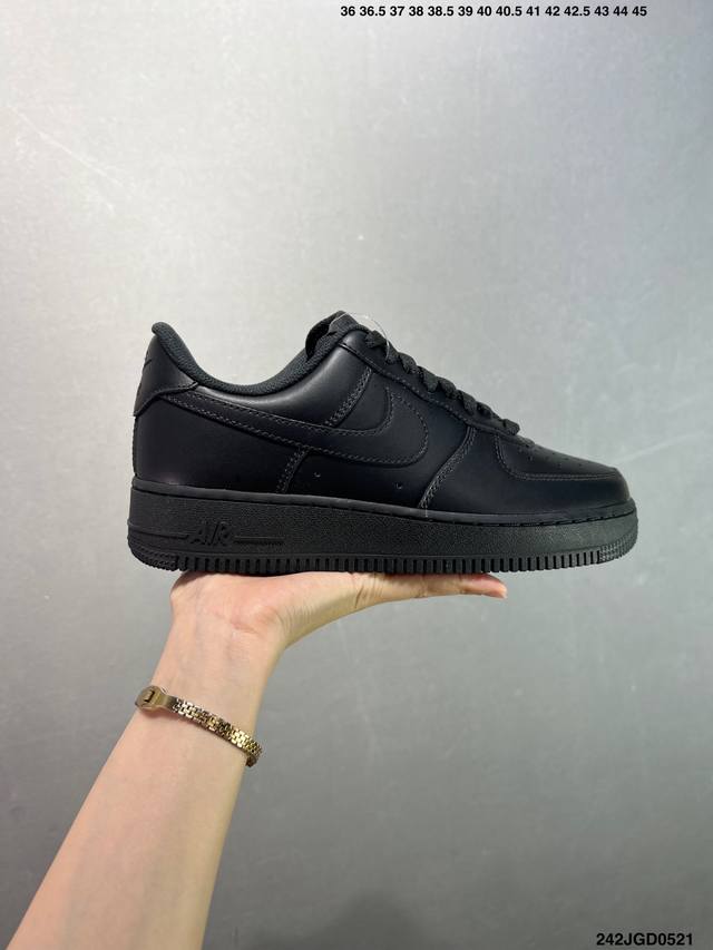 公司级 Nike Air Force 1 Low 07 空军一号低帮休闲板鞋 定制皮料 原楦原纸板 纯正空军版型 内置全掌气垫 货号 男 Cw2288-114