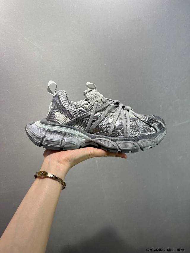 公司级Balenciaga phantom Sneaker 天花板性价比 巴黎世家全新3Xl绑带款潮流跑鞋公司级版本 原厂楦头 做旧细节拉满 原鞋同步开发 巴黎