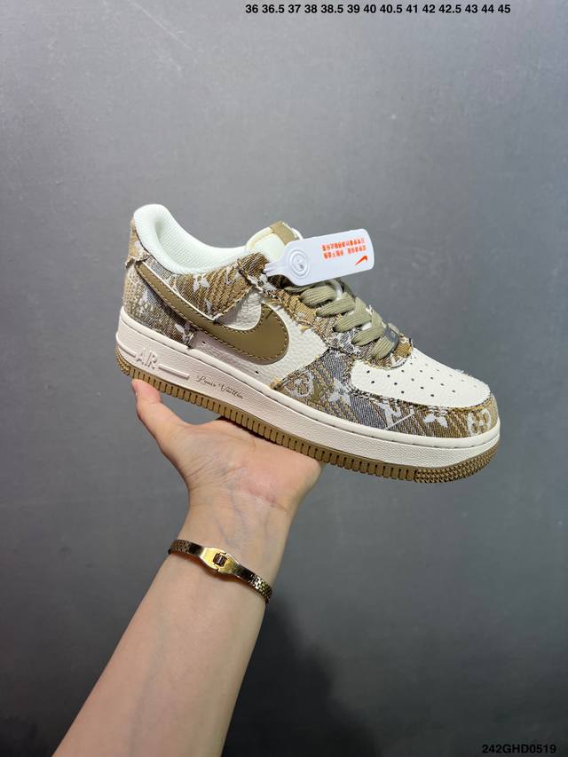核心私 公司级Nk Air Force 1 07 Low 空军一号低帮百搭休闲运动板鞋 Xs1958-546 柔软 弹性十足的缓震性能和出色的中底设计 横跨复古