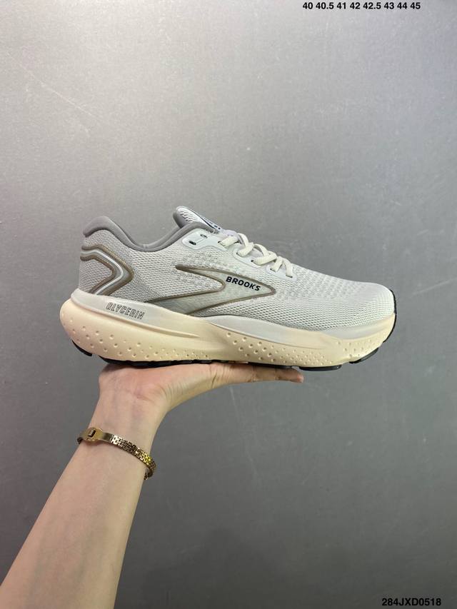 公司级Brooks布鲁克斯 Glycerin Max 舒适简约防滑耐磨 低帮跑步鞋 实拍调校N版已经零色差零失真 百分百还原实物色彩所见即所得 不存在货不对板色