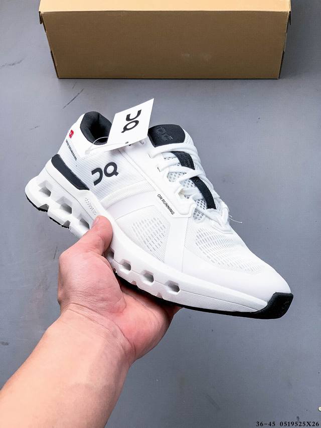 公司级 On Cloudrunner 2 昂跑 户外街头机能风新兴品牌轻便中帮跑步鞋 首发实拍鞋款以网球为灵感的运动休闲鞋 大胆的复古外观与革新科技融合 助力运