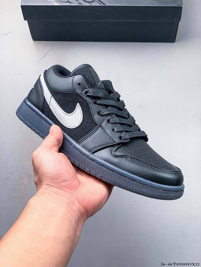 二层真标 耐克Nike Air Jordan Low 1 乔1低帮经典休闲鞋 0518103X22