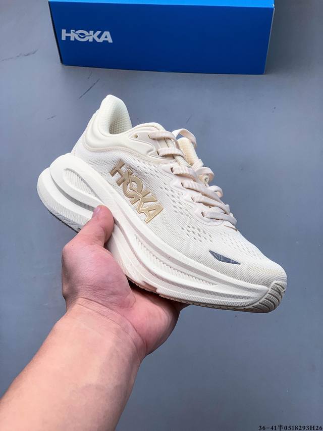 集图 hoka One One Bondi 9 余文乐同款 新款缓震跑鞋 万众期待的Bondi系列终于迎来了更新 作为Hoka缓震跑鞋的杠把子 Bondi缓震性