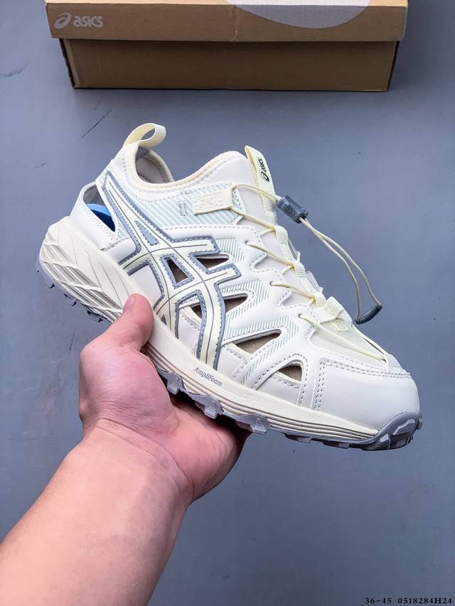 集图 asics亚瑟士 Gel-Sonoma Se夏季新款户外运动休闲溯溪鞋 但作为一对溯溪鞋常有的镂空设计 快速系带 该有的 Ta 也有 甚至还有在 Asic