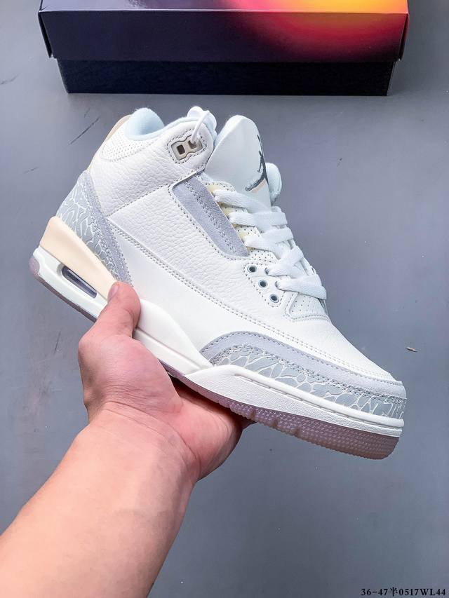 纯原版本 原盒头层皮 乔丹 Air Jordan 3 Retro Tinker Nrg Aj3 乔3 低帮复古休闲运动文化篮球鞋 0517Wl44