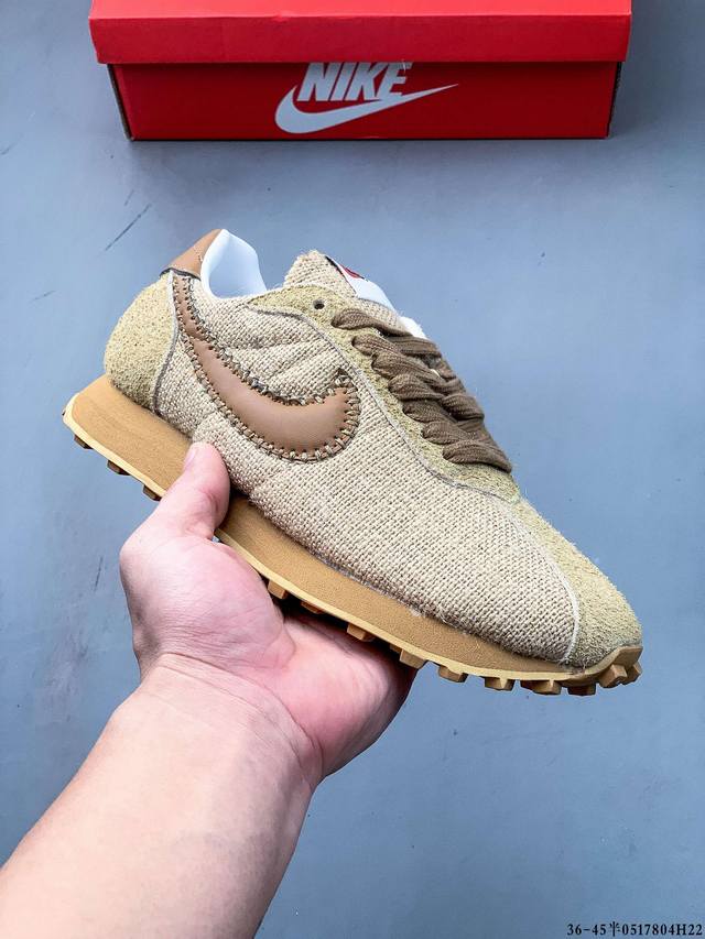 耐克Nike Roshe Run Ld-1000 X Stussy 华夫一代系列华夫复古休闲运动慢跑鞋 美国元祖街头潮牌-斯图西联手Nike打造 Ld-1000