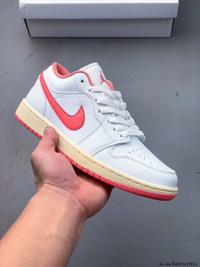 二层真标 耐克Nike Air Jordan Low 1 乔1低帮经典休闲鞋 0513127J24