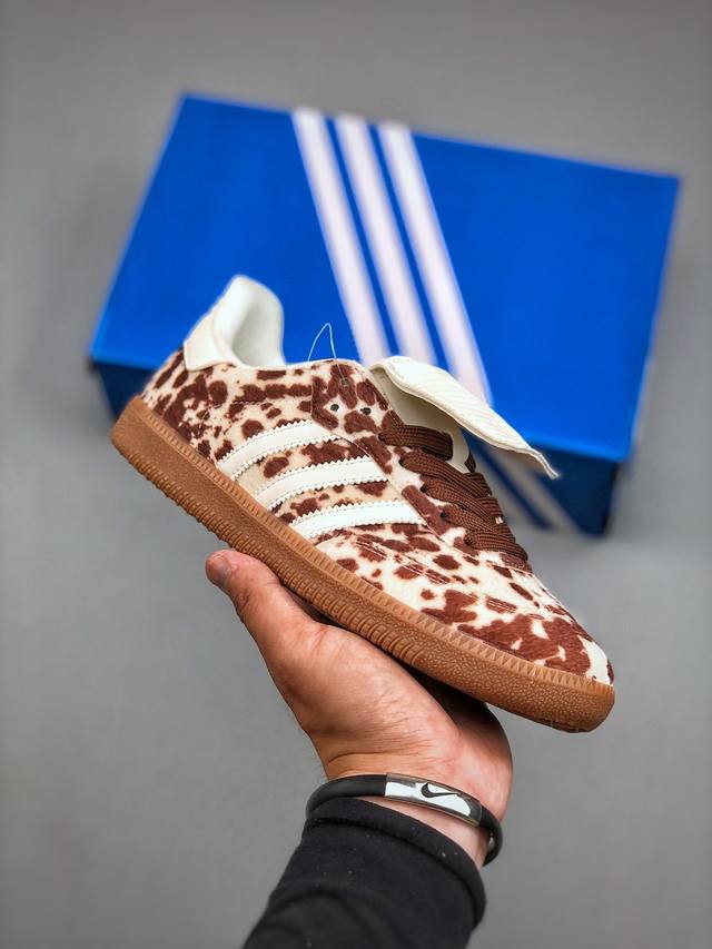 Adidas Samba Og 棕白斑马 Js3931 阿迪三叶草休闲板鞋尺码 36 36.5 37 38 38.5 39 40 40.5 41 42 42.5