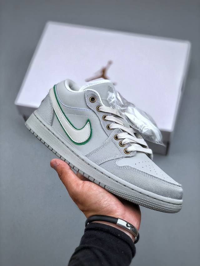 Air Jordan 1 Low Dongdan Aj1 乔1 织布灰 低帮文化休闲板鞋Ih3369 077市场唯一独家头层皮打造 原鞋原档案开发 原厂皮料 原