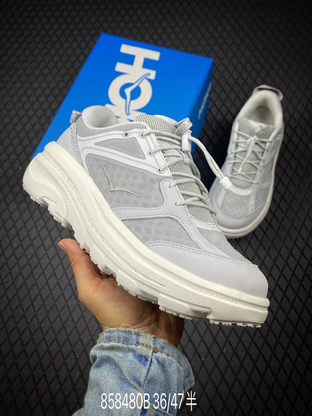B 公司级Hoka One One Bondi B3 复古舒适防滑耐磨 低帮 山地户外跑步鞋 货号:1155351 尺码:36 36.5 37.5 38 38.