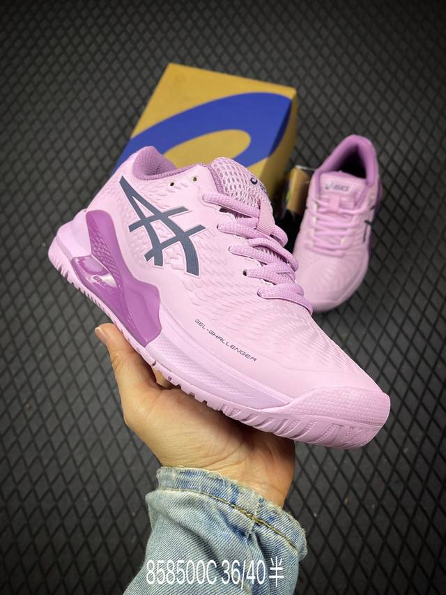 C 亚瑟士Asics Gel Ghallenger 14稳定跑鞋鞋面采用双层提花网面设计 提高包裹性和透气性 后跟搭载稳定系统科技T-Gel提升整体支撑力和结构