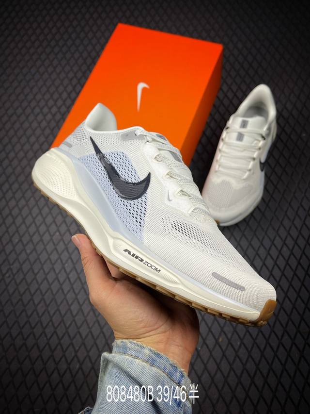 B 公司级Nike Air Zoom pegasus 41 耐克 超级飞马涡轮增压马拉松休闲运动慢跑鞋 采用全新双层超轻透气网眼布材质 内里嵌入定型海绵 中底搭
