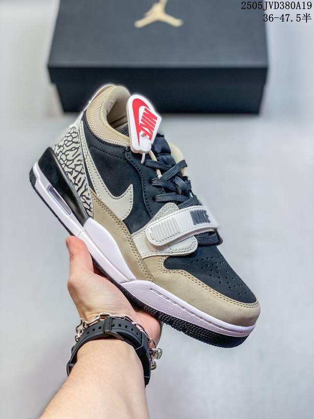 公司级带半码 耐克Nike Air Jordan Legacy 312 Low White pine Green 乔丹最强三合一混合版本低帮文化休闲运动篮球鞋