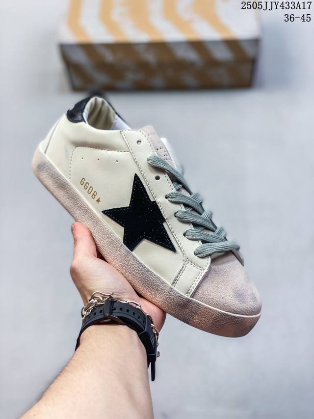 golden Goose Super-Star Sabot 仿旧低帮一脚蹬时尚板鞋 尺码:如图所示 id:108423 货号 G21D120 05Jjy433A