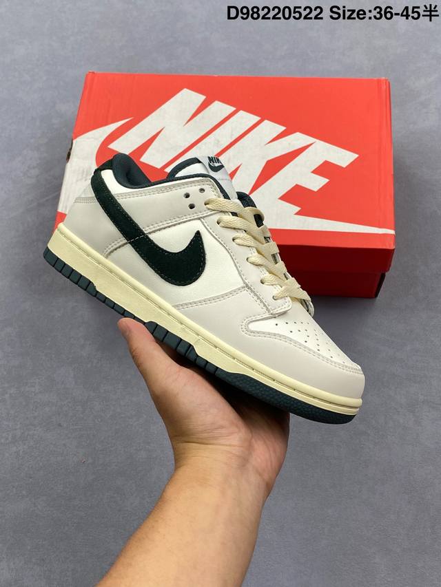 耐克Nike Sb Dunk Low扣篮系列 复古低帮休闲运动滑板板鞋 货号 Do9457 100 尺码 36 36.5 37.5 38 38.5 39 40