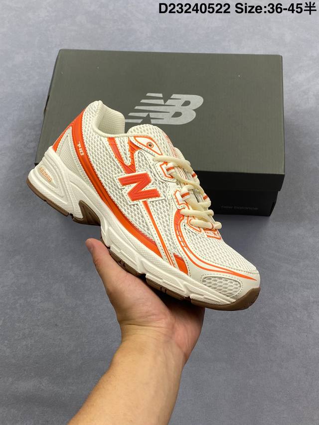 new Balance 740 Y2K 新百伦740 纽巴伦740 Nb740 低帮 银色 男女同款 柔软舒适包裹性增高耐磨透气防滑低邦跑步鞋 鞋头 中足及鞋跟