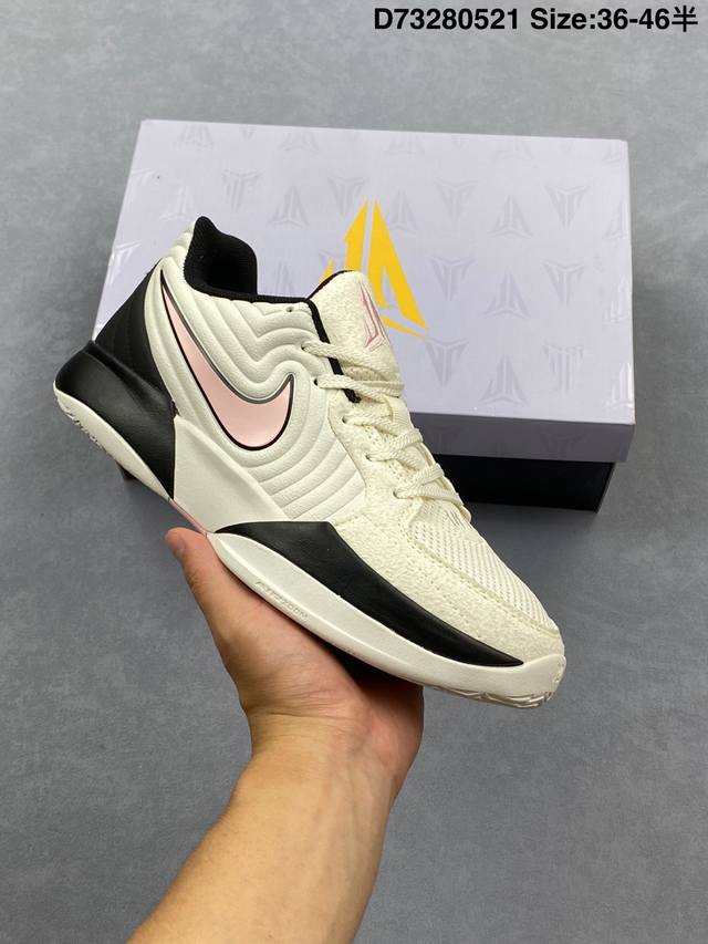 耐克Nike 莫兰特 Zoom Ja 2 Ep 低帮休闲运动篮球鞋 采用透气轻量网织鞋面材质 配置两枚圆形Zoom Air纤维气垫及后掌缓震泡棉材质 分段式结构