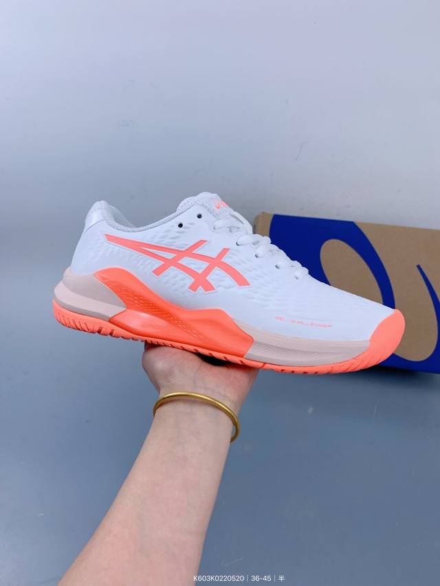 asics Gel- Challenge R 14 轻量化的网球鞋 size 如图 编码 K603K0 520