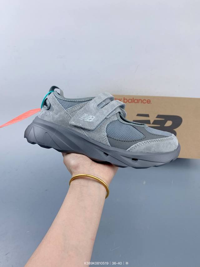 nb玛丽珍网面包头软底魔术贴透气运动鞋 size 如图 编码 K389K0810519